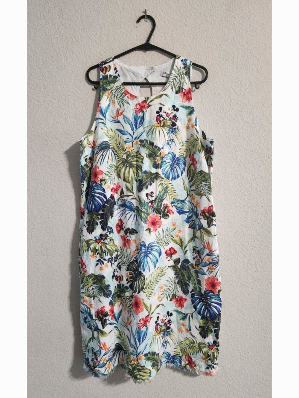 Tommy Bahama x Disney NWT Jungle Jubilee Shift Dress Mickey Minnie Print small - Picture 2 of 6